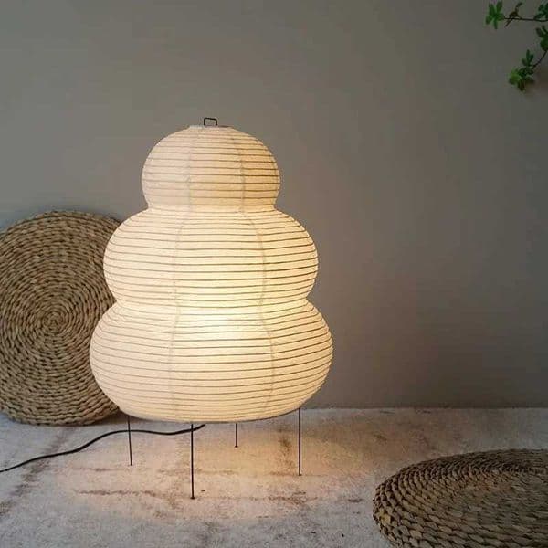 Japanese design Akari Noguchi Yong desk lamp white rice paper decorative desk lamp used for bedroom living/dining room learning attic X2410211