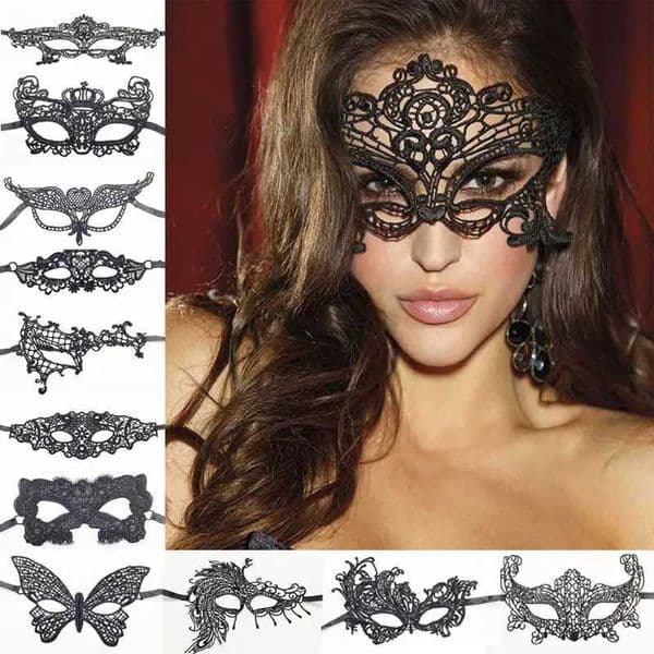 Sexy Lace Mask Women Eye Masquerade Halloween Party Masks masked ball Cosplay masque Venetian Costumes Carnival half face MaskXJ240802