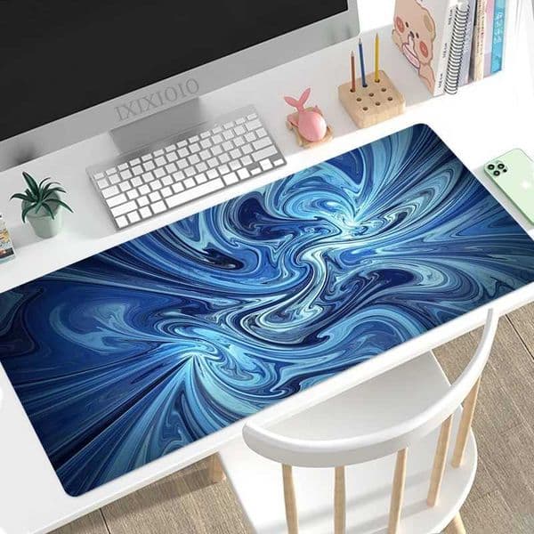 Mouse Pad Gaming Fashion Marble XL HD New Large Computer Mousepad XXL Desk Mats Office Natural Rubber Non-Slip Soft Mouse MatsM240802