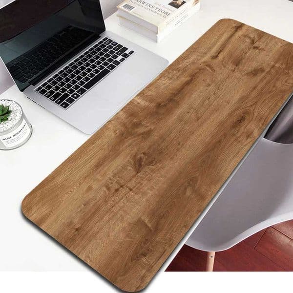 Mouse Pad Large Natural Texture Wood Computer Table Rug Office Gamer Keyboard Table Ergonomic Gamer Rug 900x400 Gaming LaptopsM240802