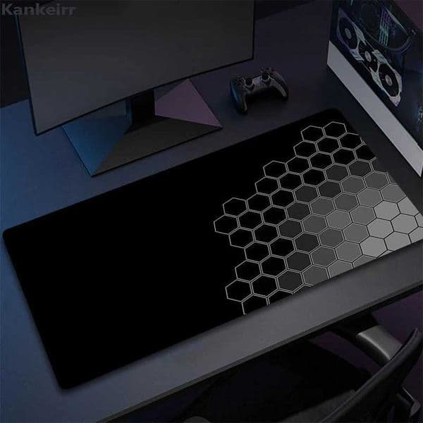90x40cm Geometric Art Large Gaming Mouse Pad Pc Gamer Big Mouse Mat Computer Gaming Locking Edge MousePad Keyboard Desk Mice PadM240802