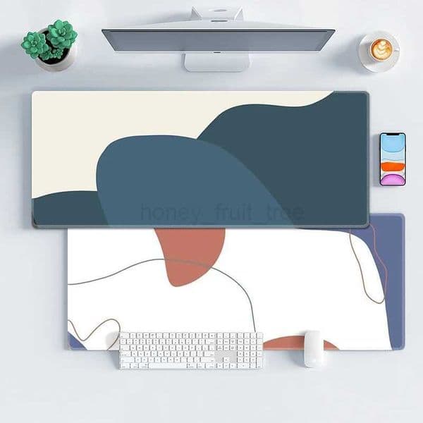 Mouse Pad Large Keyboard Pad Simplicity 100*50cm XXL Anti-Slip Desk Pad Pattern Print Mouse Pad Gaming Mouse Mat Table Game PadM240802