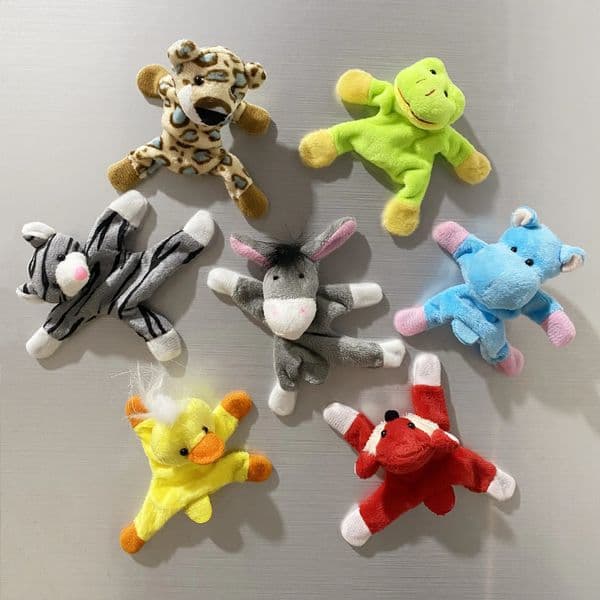 1 X Cute Animal Refrigerator Magnet Stickers Plush Fridge Magnet Sticker Children Birthday Gift 240802