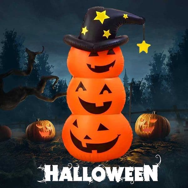 Halloween Inflatables White Ghost Scary Inflatable Pumpkin Ghost Windproof Festival Theme Outdoor Courtyard Haunted House Prop Y240801