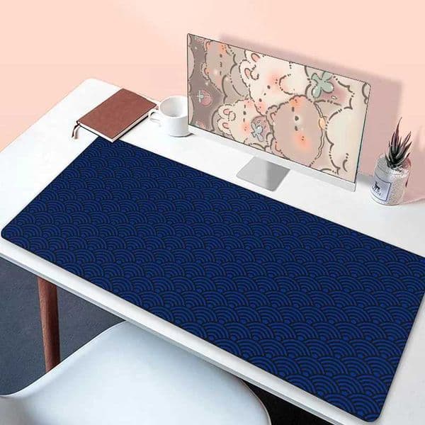 Mouse Pad Gamer Japan Wave Non-slip Mat Gaming Laptop Deskmat Anime Mausepad Computer Accessories Mousepad Mats Keyboard Pc PadsM240802