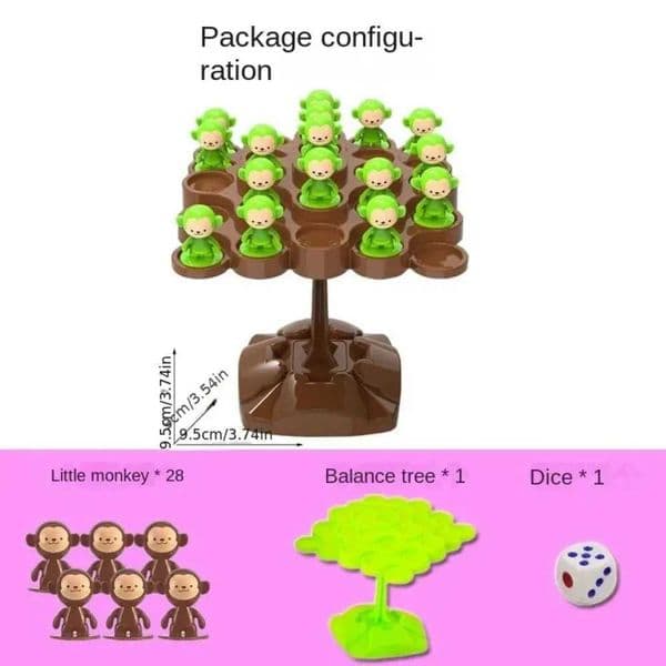 2026 new Magnet Toy Montessori toy Math Toy Balancing Board Puzzle For Kids Monkey Balance Tree Educational Parent-Child Interaction Tabletop Game Magne