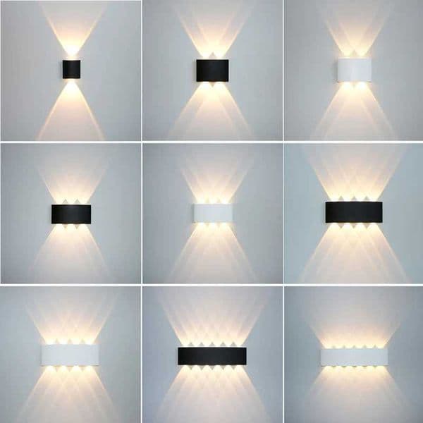2025 Aluminum LED Wall Lamp Waterproof IP65 Outdoor Garden Lights 8W 12W Interior Wall Light for Bedroom Living Room Stairs Lighting X2506071