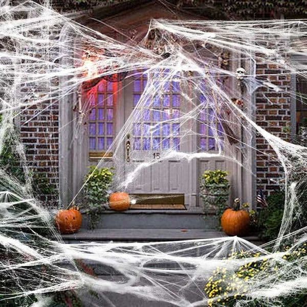 Halloween Decoration Party Accessories Event Scream Festival Spider Web Black Outdoor Props Ghost House Spider W250113