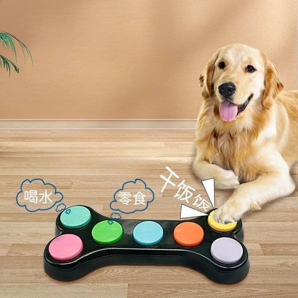 Audio Recording Button Integrated Soundboard Voice Machine Dog Cat Trainings Speaking Communication Puzzle Intelligent Toys 240801