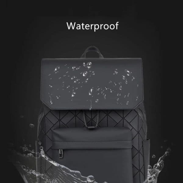 Luxury Design Geometric Men's Backpack Fashion Waterproof Backpacks Men Large-capacity Travel Laptop Bag Backpack Schoolbag