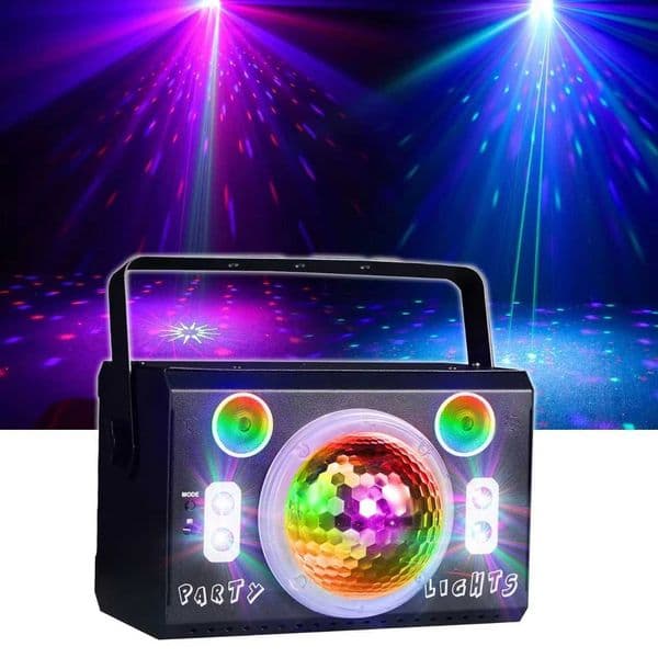 Home Party Disco Lights Birthday decoration RGB LED Strobe Light Laser light show R68 Y240801