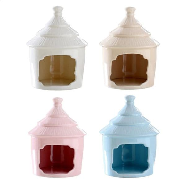 Ceramic Hamster Habitat Hideout Pet Bed Ceramic Hamster Habitat for Other Small Pet Small Animal Chinchilla Hedgehog Gerbils 240801