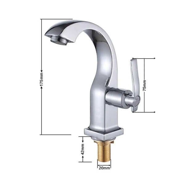 Bathroom sink faucet ceramic disc valve kitchen sink faucet brass bathroom faucet W240802