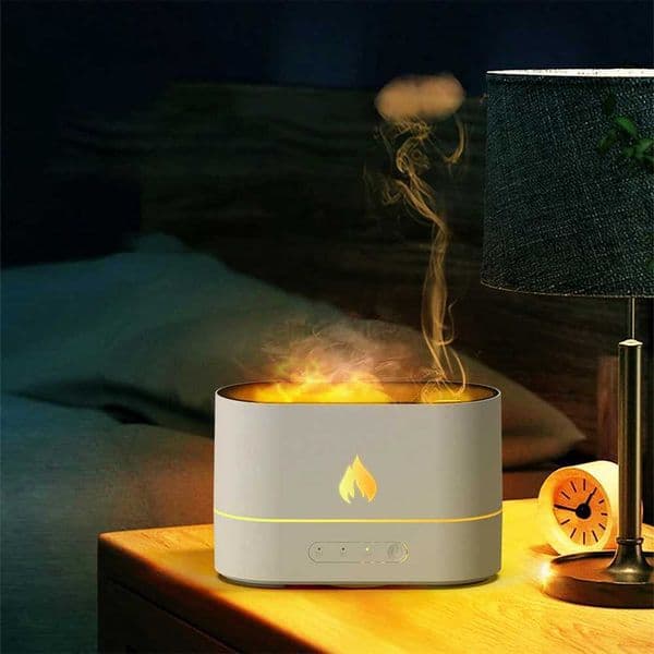 Flame humidifier household desktop automatic fragrance essential oil diffusion creative jellyfish fragrance Y240803