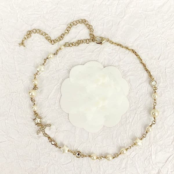 Designer C Letter Pendant Necklaces Gold Silver Long Necklace CClies Women Jewelry Pearl cjeweler Woman Luxury fghj544