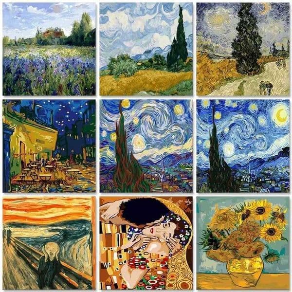 GATYZTORY Van Gogh Oil Painting By Numbers Scenery 60x75cm Paint By Numbers On Canvas Landscape Frameless Home DecorXJ240803