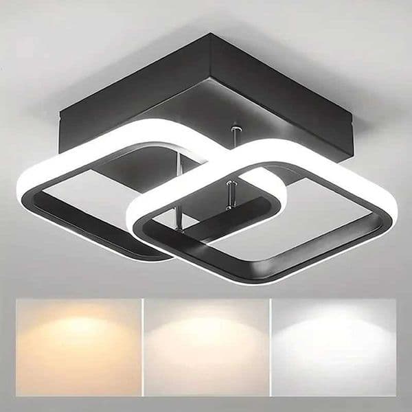 1 PC Modern LED Ceiling Light Tri-Color Dimming AC220V Surface Mount Suitable for Bedroom Hallway Living Room Pendant Light Y240802