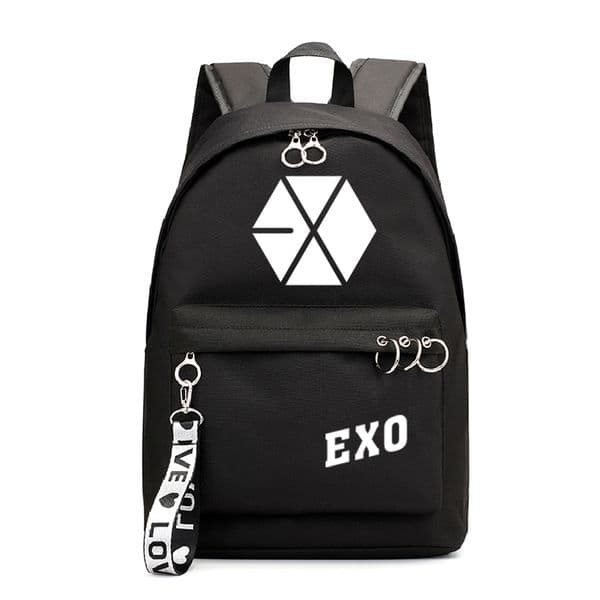 EXO Bag Teens Boys Girls School Bag Backpack Fashion New Casual Style Laptop Backpack Teens Backpacks Mochila