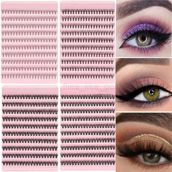 280-48Pcs natural eyelash thickness 10D/20D/30D/40D personal eyelash extension eyelash bundle professional artificial eyelash new W240803