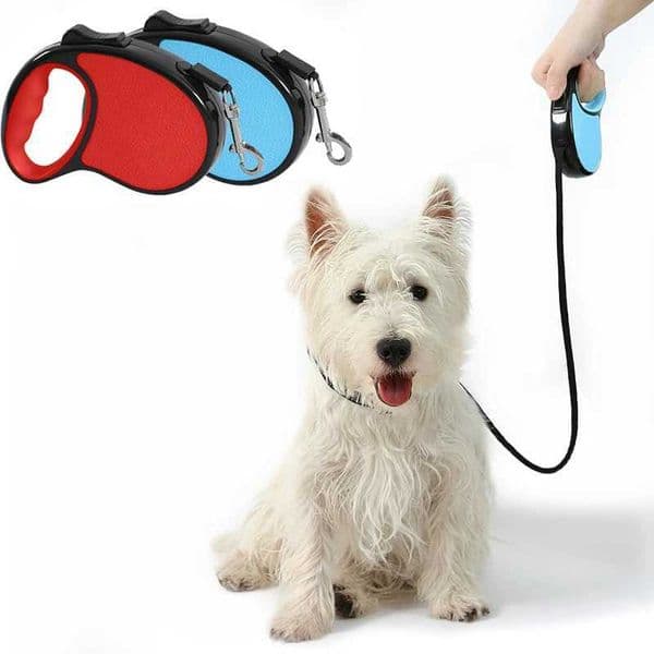 3/5M Durable Nylon Automatic Retractable Dog Leash Leads Automatic Extending Leash For Small Medium Dogs Puppy Walking Leads Y240803