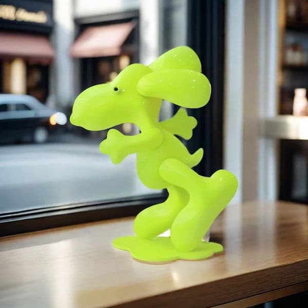 Home Decoration Sculptures Metal Statues Figurines For Interior Running puppy Art Animal Ornament Room Decor Gift 240804