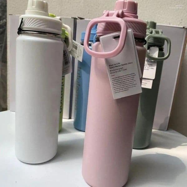 Designer coffee mug Cup Water Bottles Designer Colorful Bottle Sports 304 Stainless Steel Pure Titanium Vacuum Portable Leakproof Drink Thermos Tea