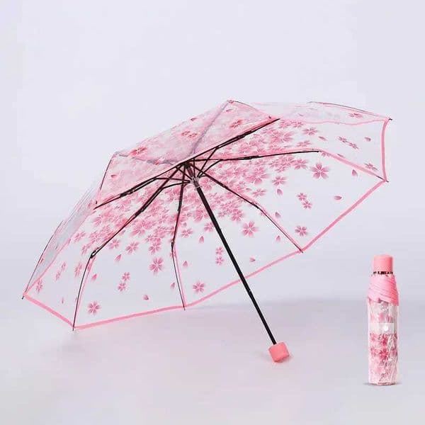 2026 New Transparent perfume Sakura Cologne Anti-Literature Folding Perfume Umbrella Wind And Water Resistant cologne Umbrellaxj240806 Free Shipping Shipping