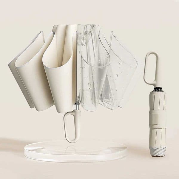 Extra Large Reinforced Wind-resistant Rain-resistant Dual-purpose UV-resistant Fully Automatic Ring-buckle UmbrellaXJ22