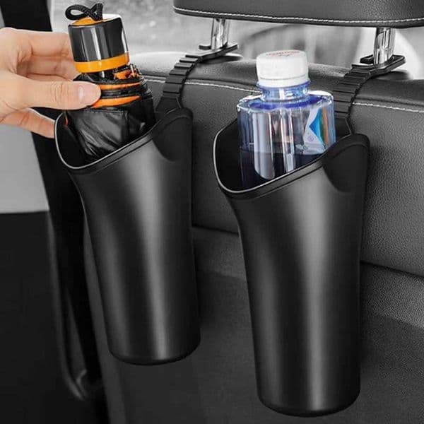Multifunctional Car Storage Box For Umbrella Organizer Bucket Waterproof Auto Hanging Water Bottles Rack Holder Backseat GarbageXJ240806