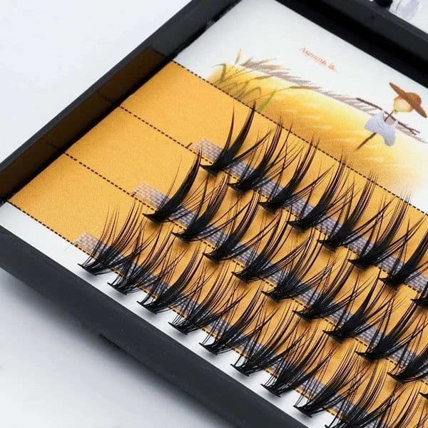 1 box of 60 bundles false eyelashes 20D/30D natural Clusters Eyelash Extensions 3D Russian Volume Individual eyelashes CiliaM240806