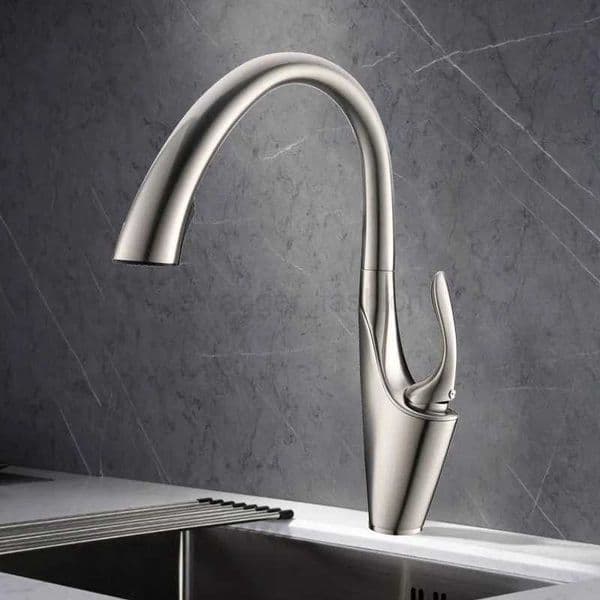 Pull Out Kitchen Sink Faucet Deck Mounted Stream Sprayer Nozzle Kitchen Hot Cold Mixer TapsXJ240806