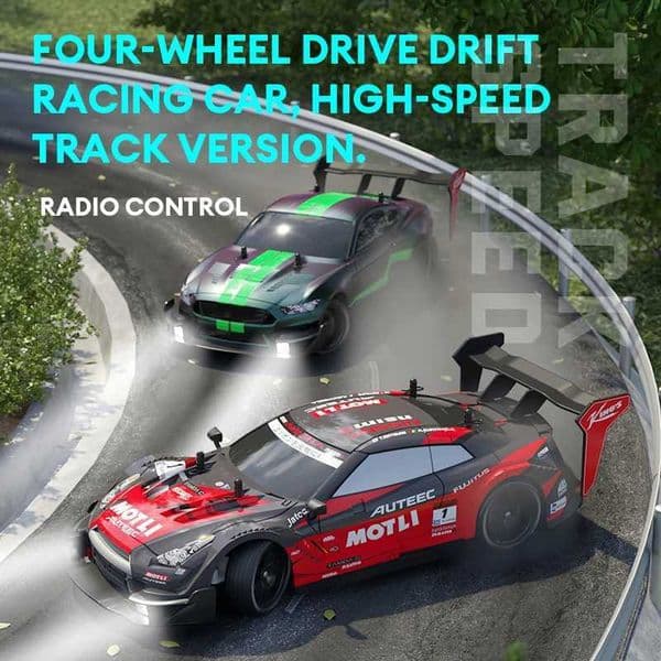 New 2.4G Rc Car 4WD RC Drift Car Toy Remote Control GTR Model Soft Shell RC Racing Toy Boy Birthday Gift CL240902