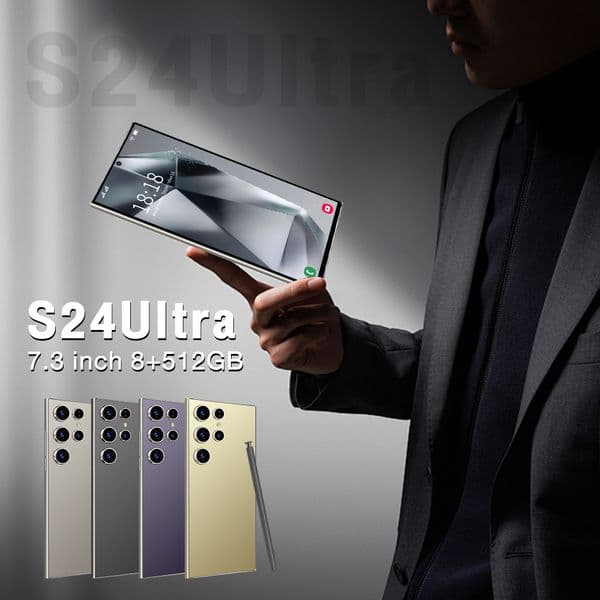 HD display 7.3 inches 5G S24 Ultra mobile unlocking touch play screen Smart 13 system s24 Android smartphone camera phone face recognition 1TB thumbnail 2