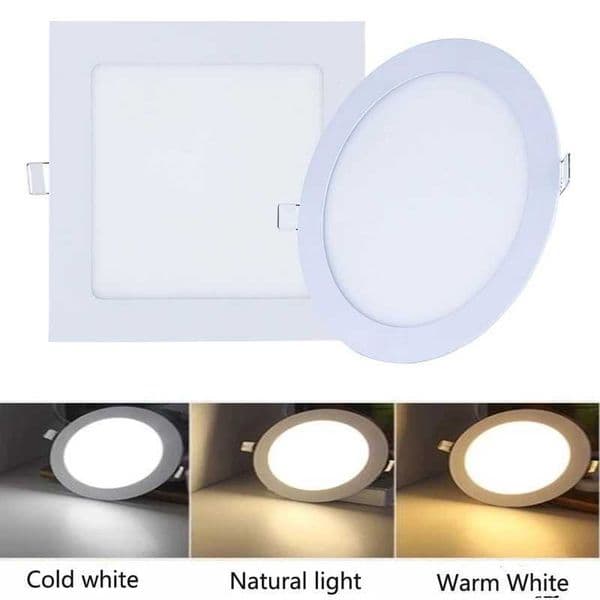 Led Downlight 110V-220V Ceiling Light 6W 9W 12W 24W Recessed Down light Round Led Panel Light 15W 21W Spotlight Indoor Lighting Y240802