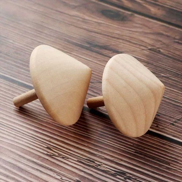 1 Pcs Childrens Wooden Logs Rotating Gyro Wooden Gyro Spinning Top Classic Toy Children Kids Educational Toys Gift Y240803