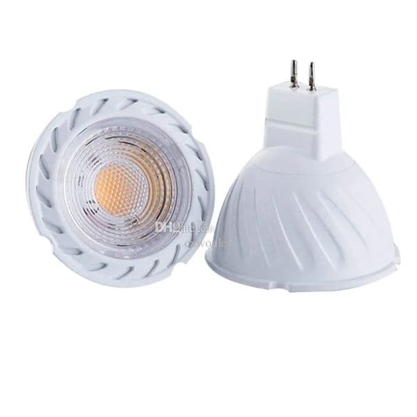 Dimmable 6W COB LED Spotlight for Recessed Lighting MR16 GU5.3 GU10 E27 Base 110V 220V 131 LL