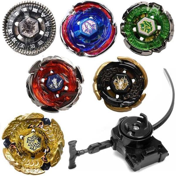 TAKARA TOMY Metal Fusion Blayblade Galaxy Pegasis Fury Master 4D System Gyro with Launcher Spinning Top Children Toys Y240803
