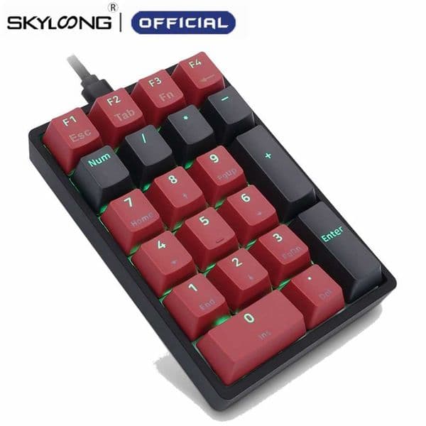 SKYLOONG GK21S Mechanical Numeric Keyboard Mini Gamer Bluetooth Mechanical Switch Gaming Keyboards for Win Tablet Laptop DesktopM240715