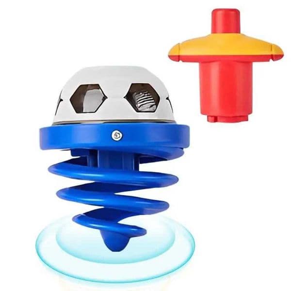 Flash Light Spinning Tops Flashing Gyro Toy For Kids Portable Kid Winding Toy Educational Toys Spinning Desktop Flat Gyro Toys Y240803