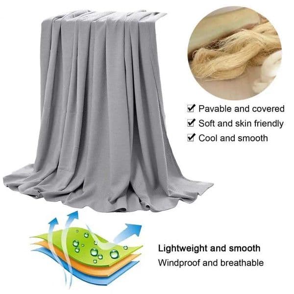 Luxury Designer Summer Dissipation Blanket Bamboo Fiber Blankets art For Home Baby Breathable Heat Absorption Body Temperature Shipping 5