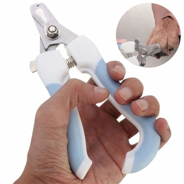 Professional Pet Nail Clippers Dog Cat Stainless Steel Two-color Labor-Saving Nail Clippers Convenient Beauty Cleaning Supplies 240807