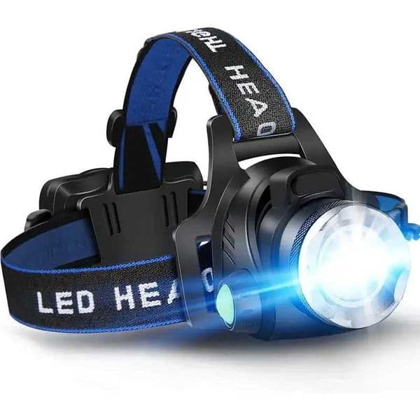 Powerful LED Headlamp Rechargeable Telescopic Zoomable Headlight Outdoor Waterproof Work Head Lamp High Lumen Head TorchCL4087