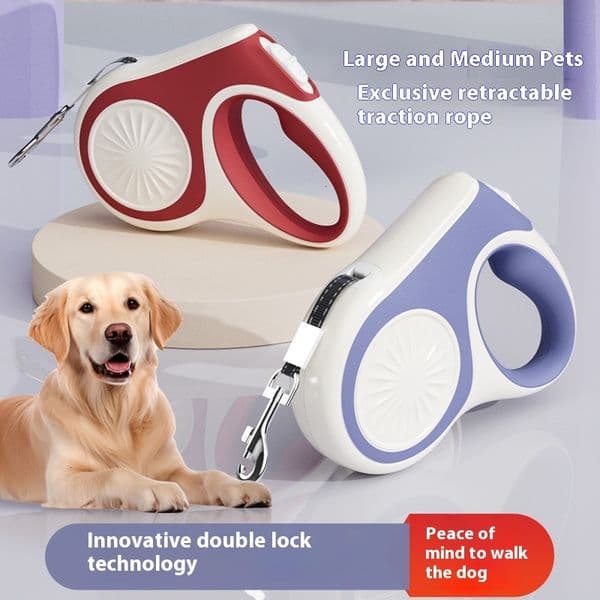 New 5M automatic retractable for walking dogs, portable dog leash chain, pet supplies