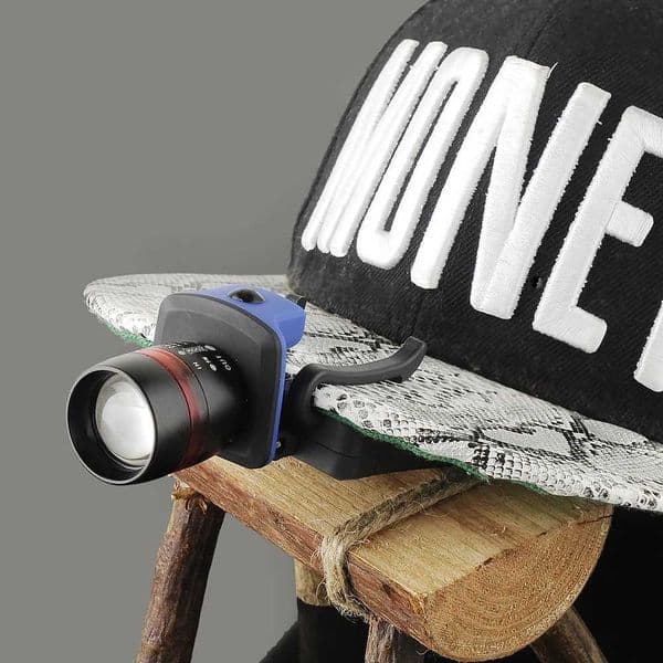 Strong 2000Lumen XPE Q5 LED Rechargeable Lamp Headlight Riding Headlamp Flashlight Cap Hat Head Lamp Light WaterproofCL240807