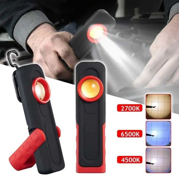 Portable Flashlight Car Detailing Tools Car Paint Finish Lamp Scan Swirl Magnetic Grip Multifunction Auto Repair Working Lights Y240731