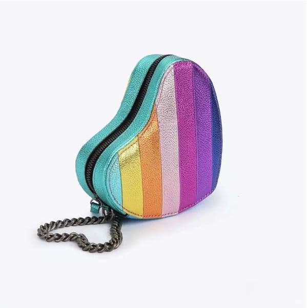 Mini Heart Chains Bag Lady Luxury Crossbody Purse Zipper Handbags 5A Level Small Messenger Bags