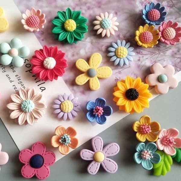 2026 10Pcs Candy perfume Flower Frosted Resin Fridge Creative Korean 3D Cartoon Magnets cologne Home Decore Free Shipping