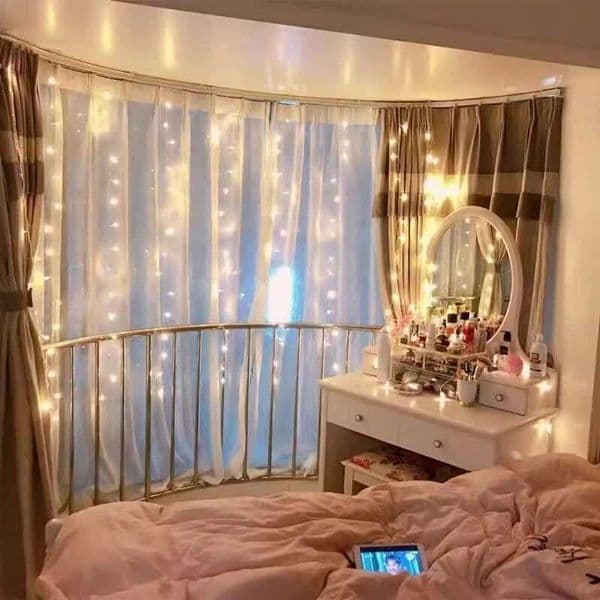 3/4/6M USB Curtain Fairy Light String Christmas Decoration Garland Wedding Party Holiday Halloween Home Bedroom 8 Mode LED Light Y240808