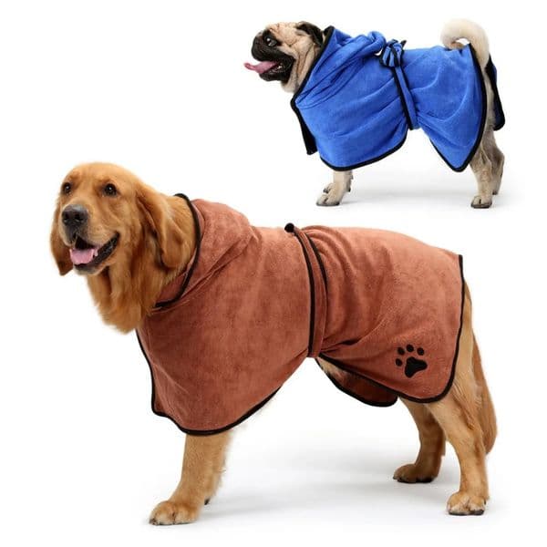 GLORIOUS KEK Dog Bath Towel XSXL Pet Used for Small Medium and Large Towels 400g Ultra fine Fiber Absorbent Dry 240808