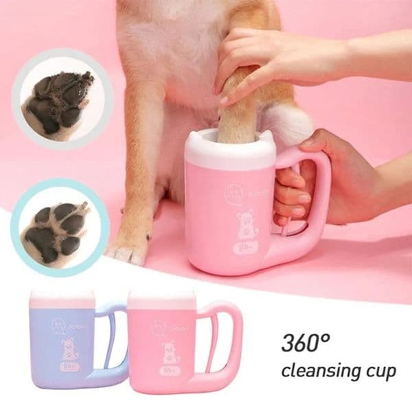 YOKEE Pet Dog Claw Cleaning Cup Soft Silicone Foot Washing Machine One Click Manual Quick for Claws 240808